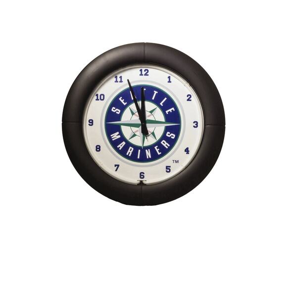 Imperial Seattle Mariners MLB Team Neon Everbright Wall Clock 20”x20” - Picture 1 of 9